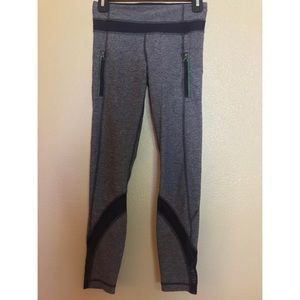 Lululemon 7/8 pants with zip pockets